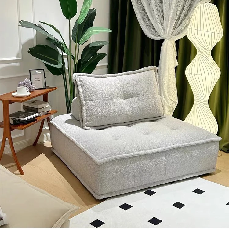 Household Furniture Minimalist Apartment Tofu Cubes Memory Foam Vacuum Packing Modular Sofa