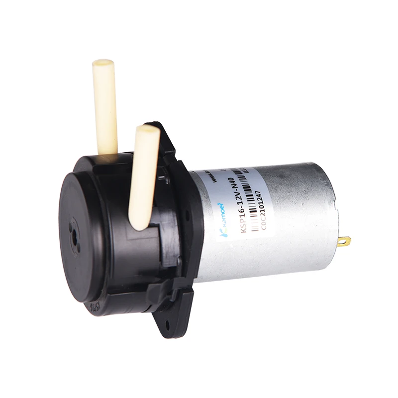 Kamoer KSP16  24V 12V DC Motor 100ml 260ml Mini Electric Self Priming Peristaltic Metering Pump