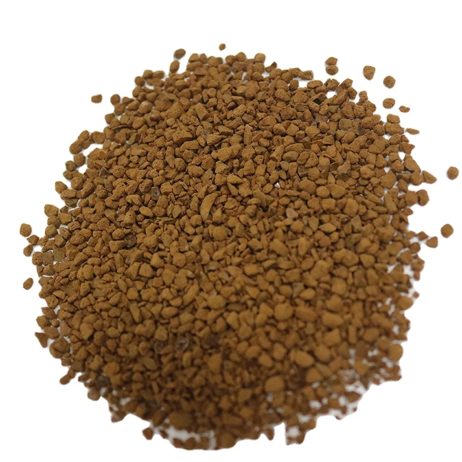 Glass Jar Freeze Dried Instant Coffee - 100% Arabia Caffeinated BITTER Kosher HACCP Sugar Cream Bag GMP ISO