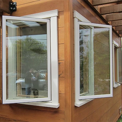 OEM/ODM black french casement window aluminium casement window profiles white frame aluminium folding casement window