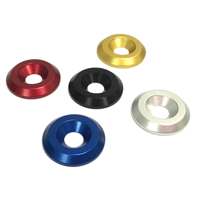 Factory wholesale High quality aluminum cup washer aluminum cone washer aluminum countersunk washers