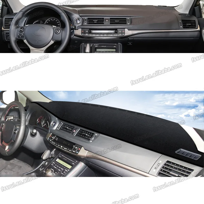 Car Dashboard Mat for Lexus CT200h 2011-2019 CT 200 200h F Sport Dash Board Cover Mats Sunshade Anti-slip Pad Carpet Protect