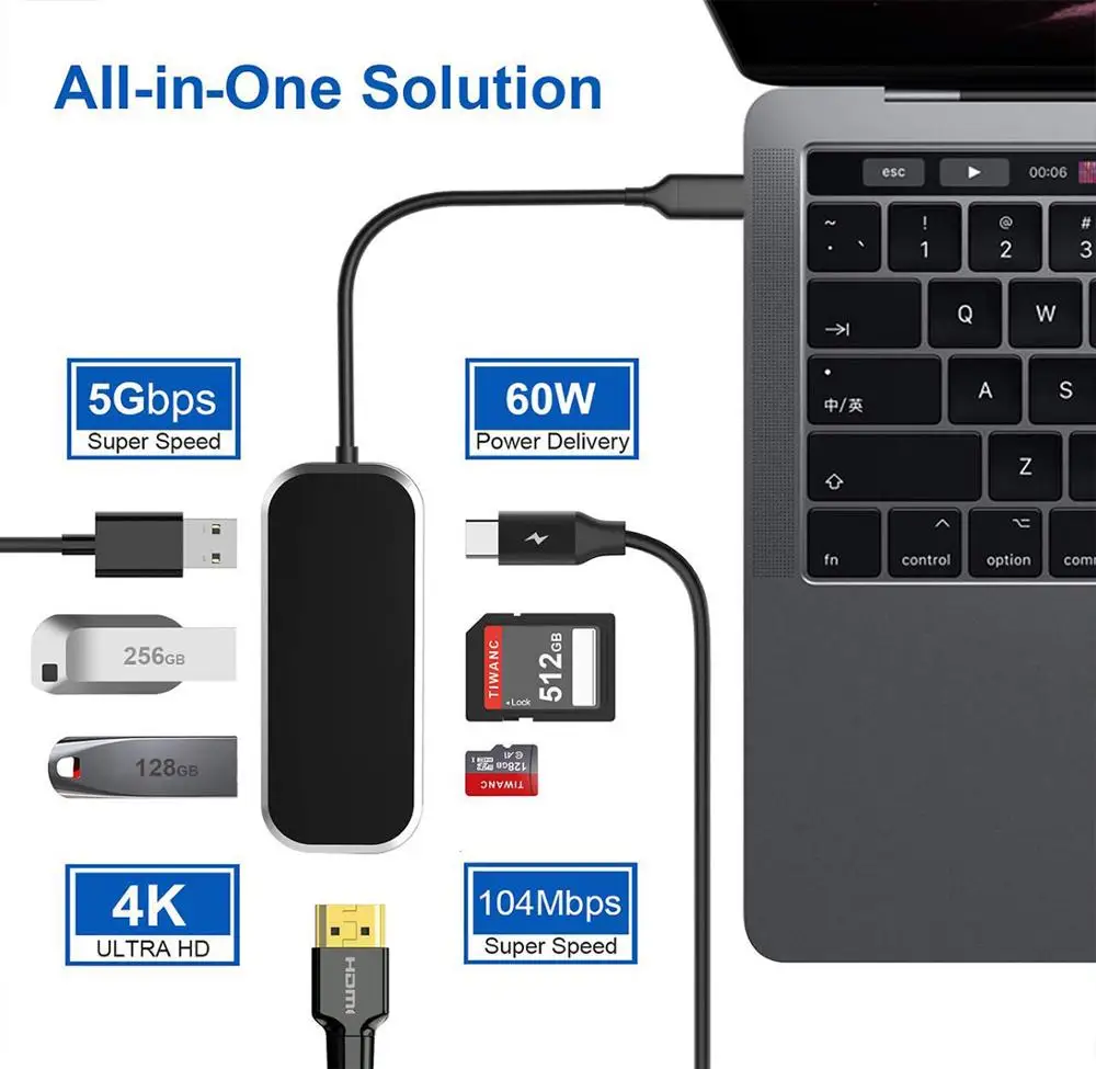 Высокая скорость Usbство Micro hub usb 3,0 Ethernet промышленный 50 порт Ugreen Usb концентратор 8 портов