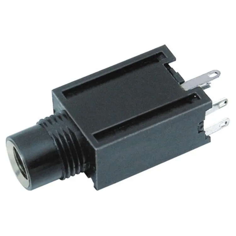 Audio stereo 9 PINS DC phone jack 1/4' jack with double switches//