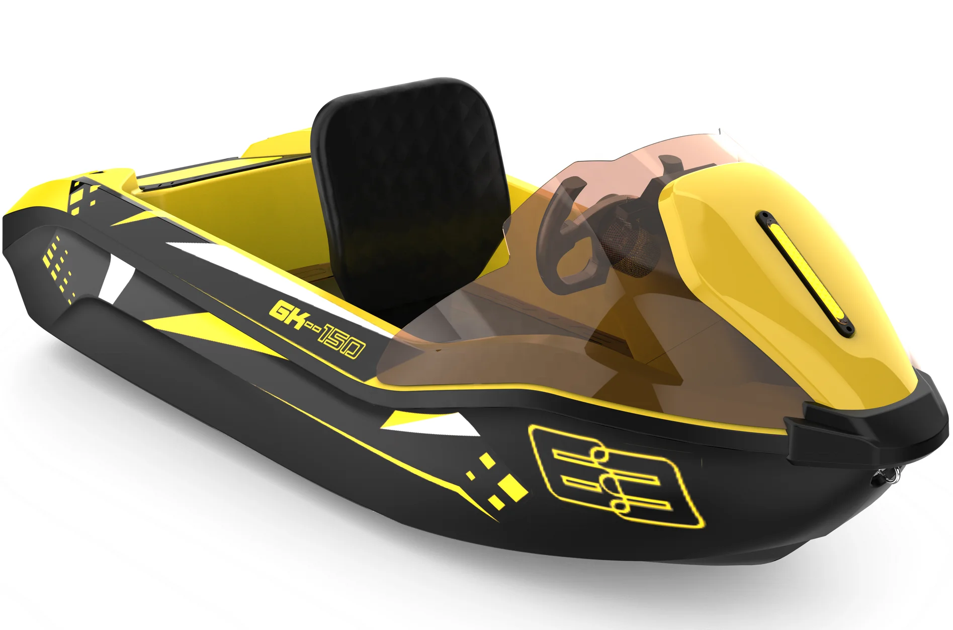 Dinghy High speed 55km/h  Electric Yacht lithium battery powered Mini Electric Sailing Boat