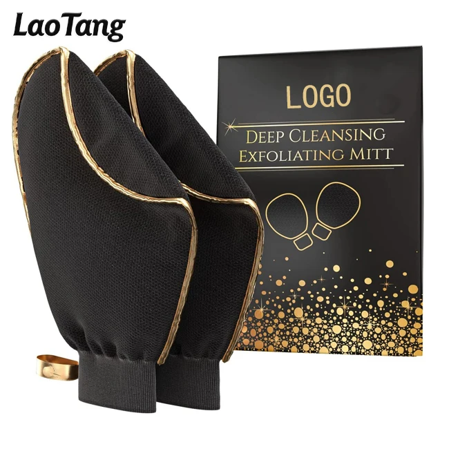 Оптовая Продажа с фабрики оригинальные 100% вискозные волокна для удаления омертвевшей кожи корейские отшелушивающие перчатки тела