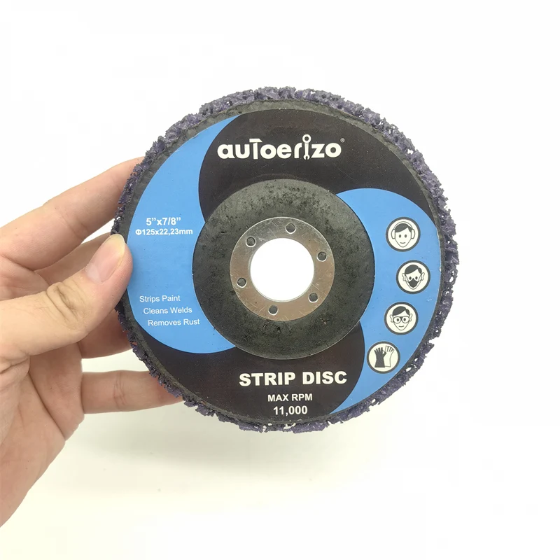 100-180MM Poly Strip Disc Abrasive Wheel Paint Rust Remover Clean strip Disc for Durable Angle Grinder Car Truck Motorcycles