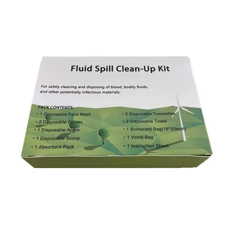 Manufacturer Liquid Spill Kit With Portable Bodily Fluids Spill Kit Cleanup Solutions