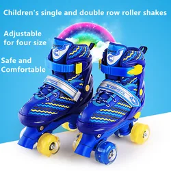 Popular Boys Girl Skate Shoes Adult Adjustable Inline Roller Quad Skates Wholesale for Kids Children