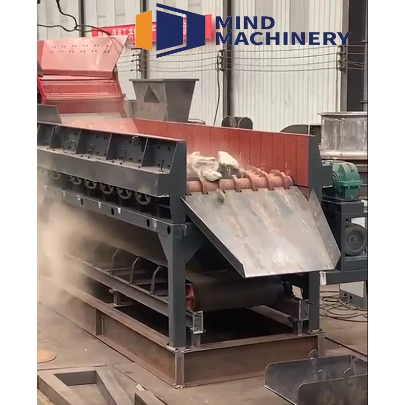 Disc type sand and gravel separator