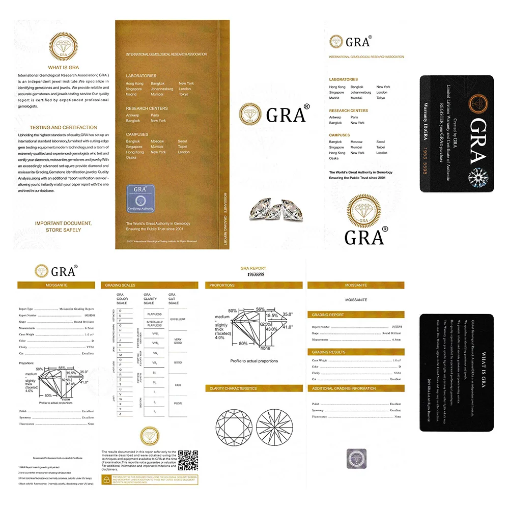 Panic Buying High Quality Wedding Jewelry 1ct Moissanite 925 Sterling Silver Women Engagement Ring Diamond