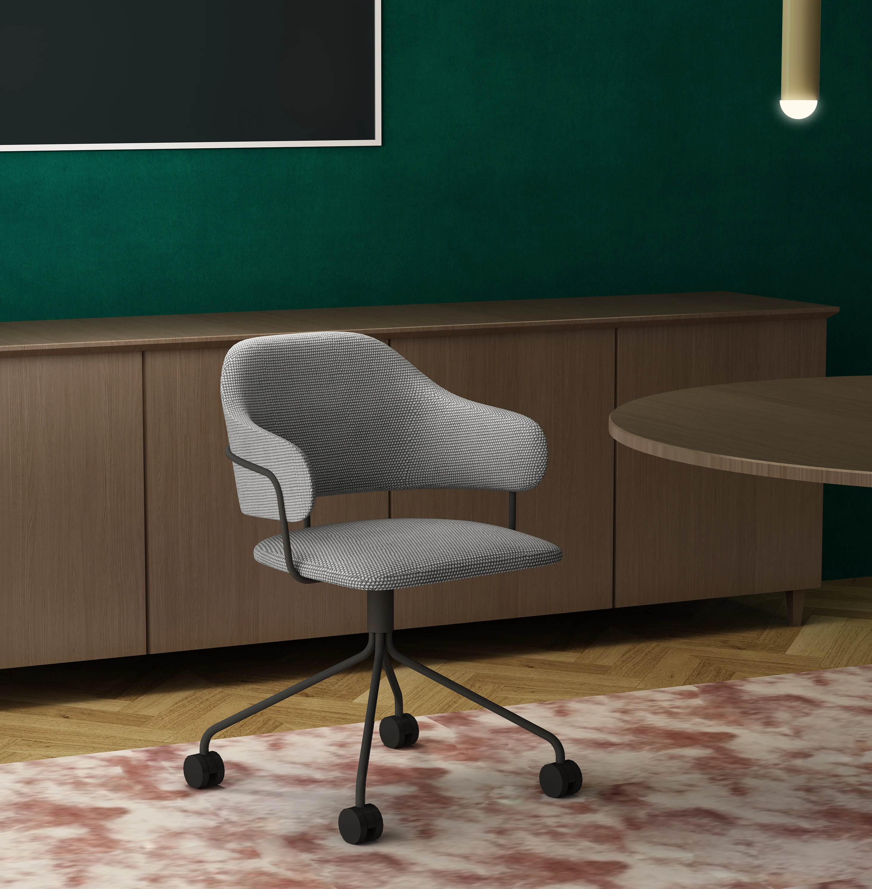 2022 New Design Fixed Height Low Back Steel Soft Modern Dinner Office PU Leather Chairs