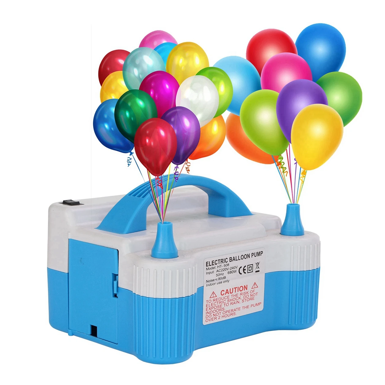 wholesale electric pump balloons double hole balloon inflator electric balloon pump