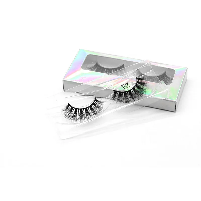 wholesale 3d faux mink eyelashes synthetic fiber strip eyelashes ,private label false silk eyelash, premium fake silk lashes