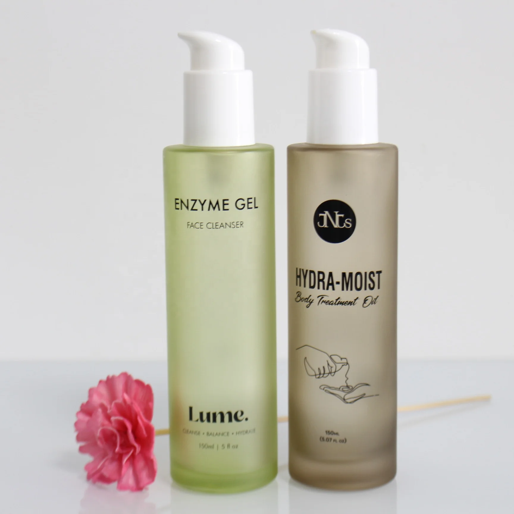 Luxury cosmetics packaging sets pump and spray glass bottle skin care set face cream lotion bottle