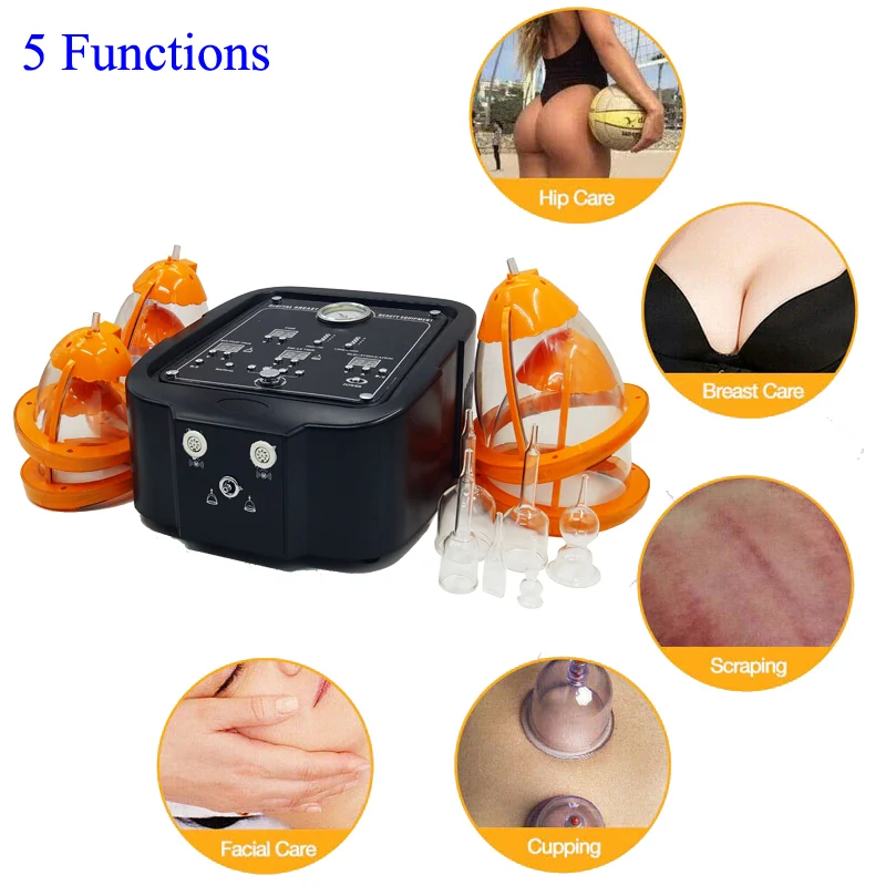 AU-7002 High Frequency Vibrating Breast Enhancer Breast Lifting Anti Sagging Device Electric Breast Massager for Enlargement