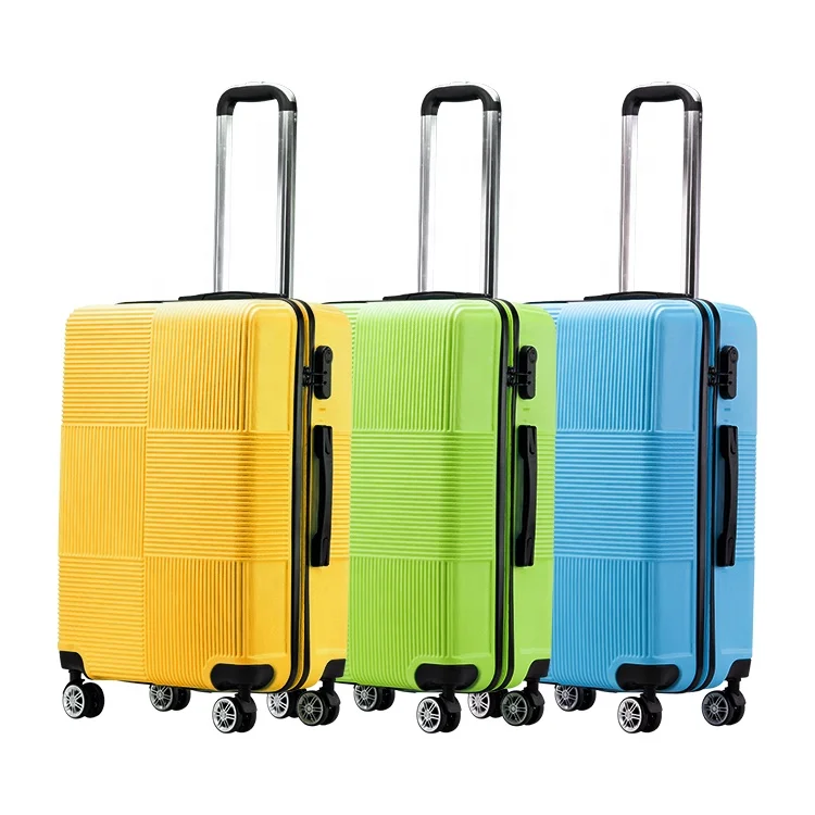 
Top Quality Supplier OEM/ODM Carry On Trolley Suitcase Bag 20 24 28 ABS PC Travel Luggage Set 