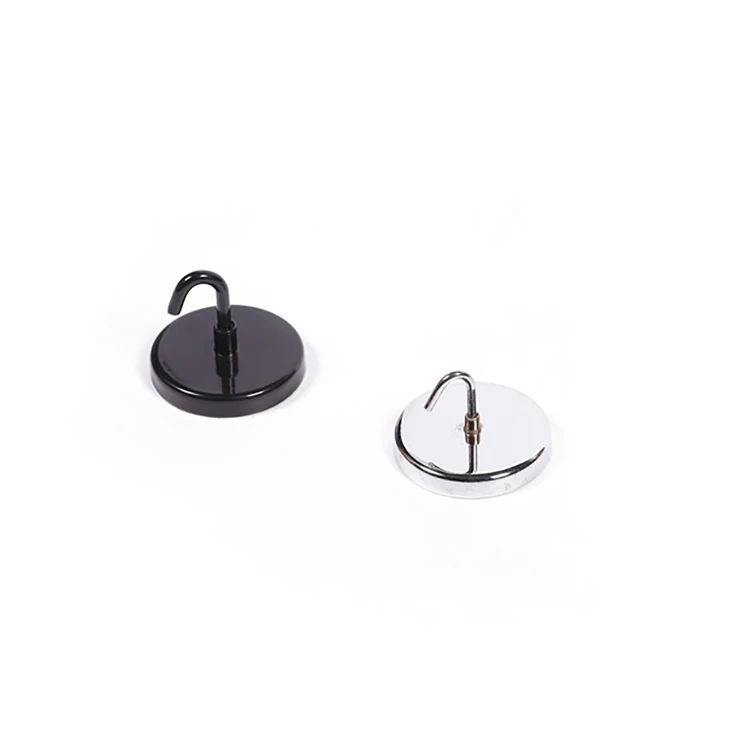 
China Manufactory magnet with hook heavy duty magnetic hooks metal decorative 