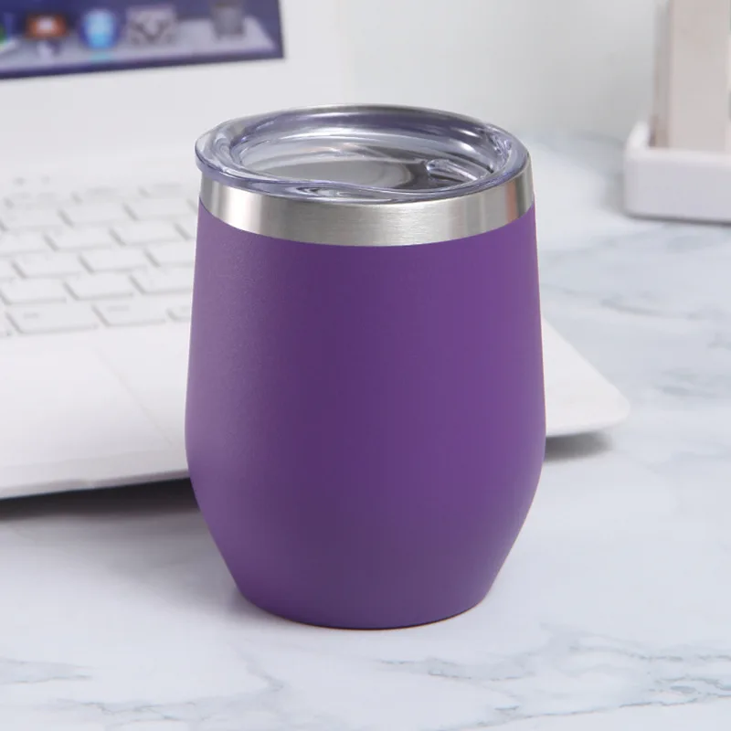 12oz Double Wall Stainless Steel Travel Coffee Mug Beer Mug with Logo