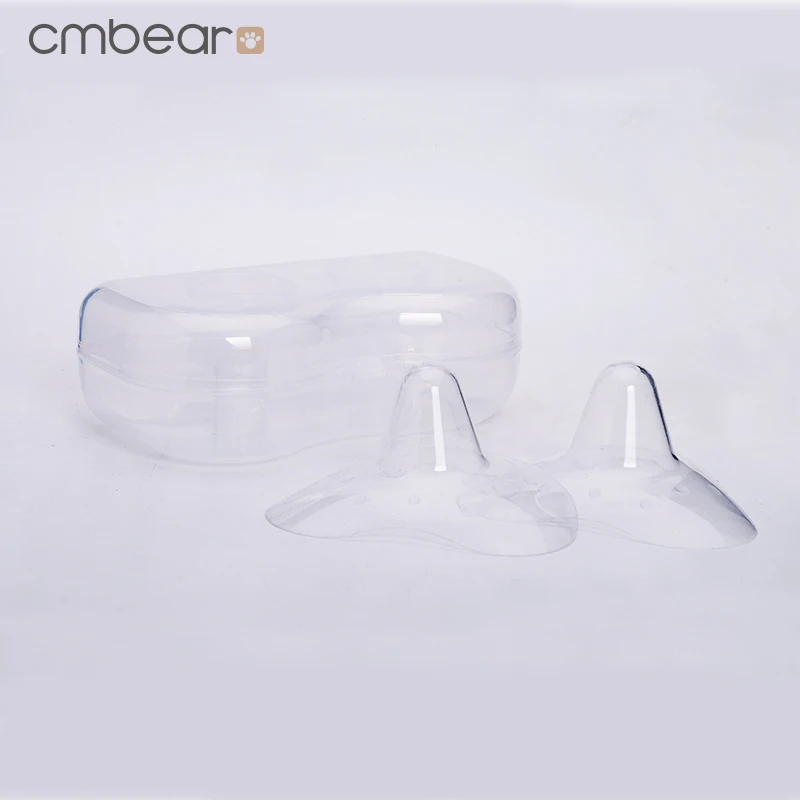 Накладки на соски Cmbear, силиконовые накладки на соски для грудного вскармливания, защитный экран