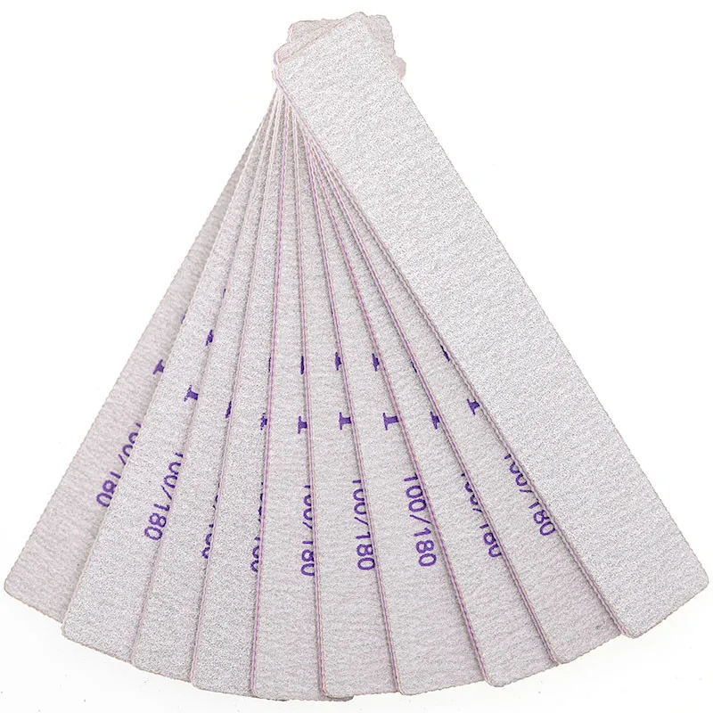 1 набор из 10 шт. лак для ногтей инструмент ГУБКА СКРАБ длинный гвоздь файл полировки полосы маникюрный Полировочный напильник