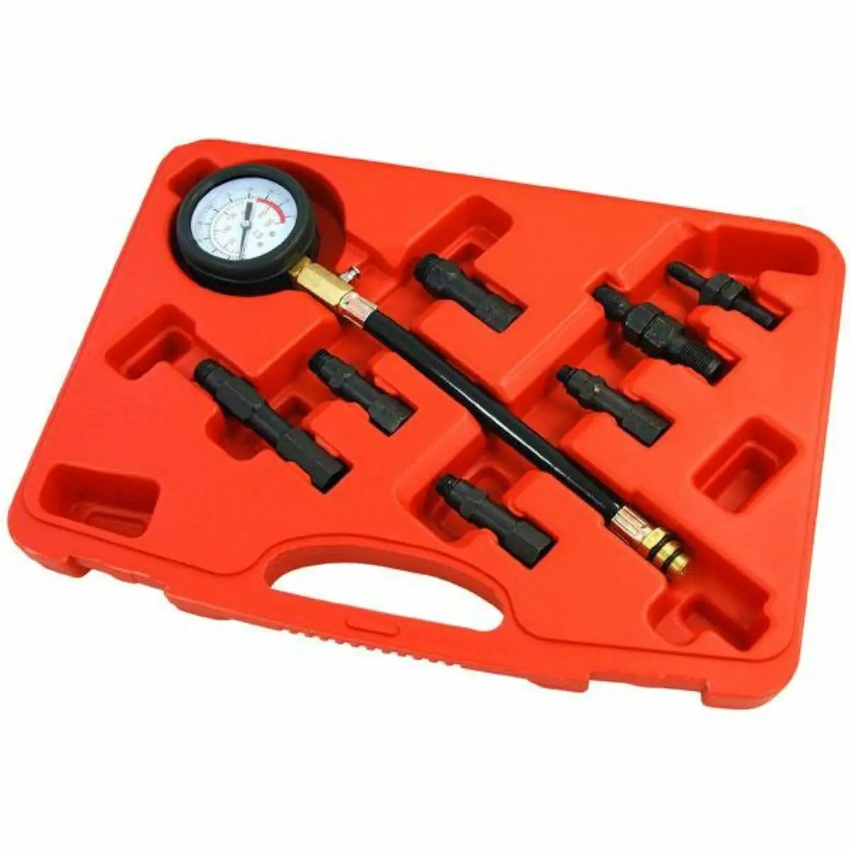 Petrol Engine Compression Tester Test Kit Gauge Car Motorcycle For Toyota