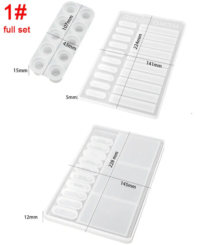 S776 Diary Memo Notebook note pad resin silicone mold