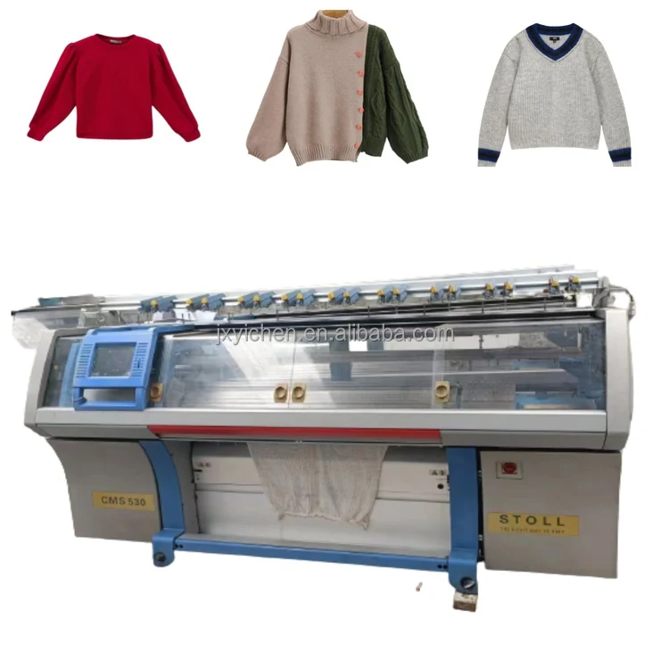 second hand stoll brand used stoll flat knitting machine 530HP E2.5.2  stoll clothing