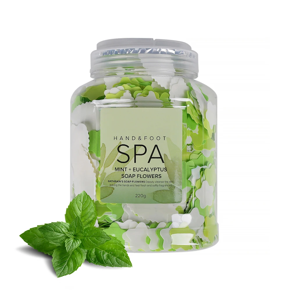 Customized Logo OEM Savon Disposable Soap Flower Soap Flake Paper Soap Sheets For Bathing Handwashing