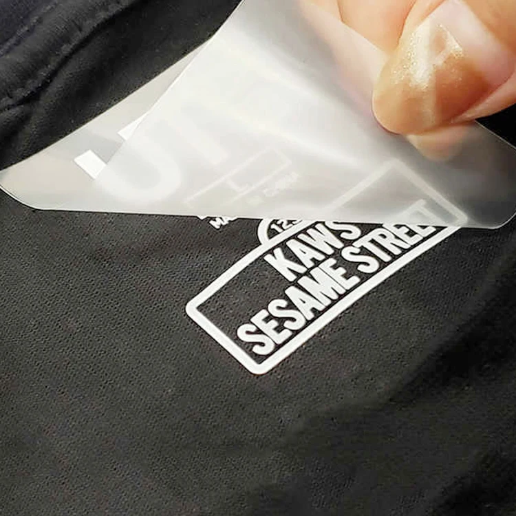 Consen Custom Design Heat Press 3d Raised Sticker Silicone Heat Transfer Label For Clothing / Shoe