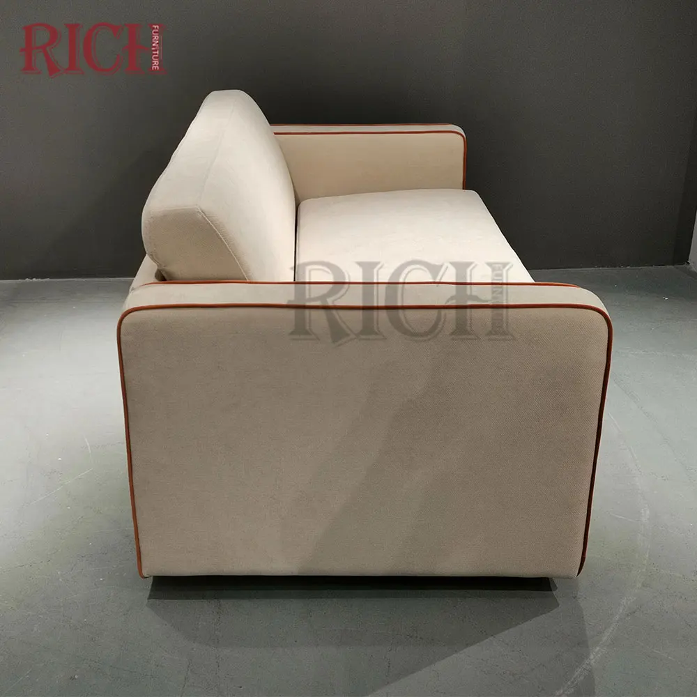 Popular Living Room Furniture modern divan bed folding single double sofa bed Dual-used Couch European Style Beige Sofa Bed