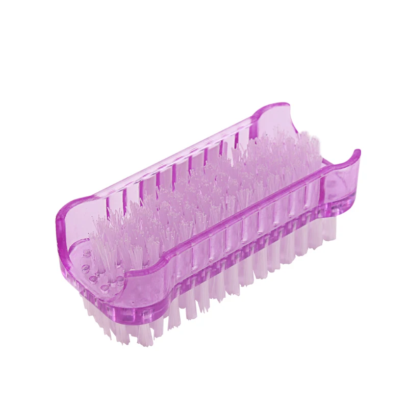 2020 оптовая продажа, двусторонняя щетка для чистки ногтей для рук, средство для удаления пыли, детский набор для дизайна ногтей, маникюрный пластик