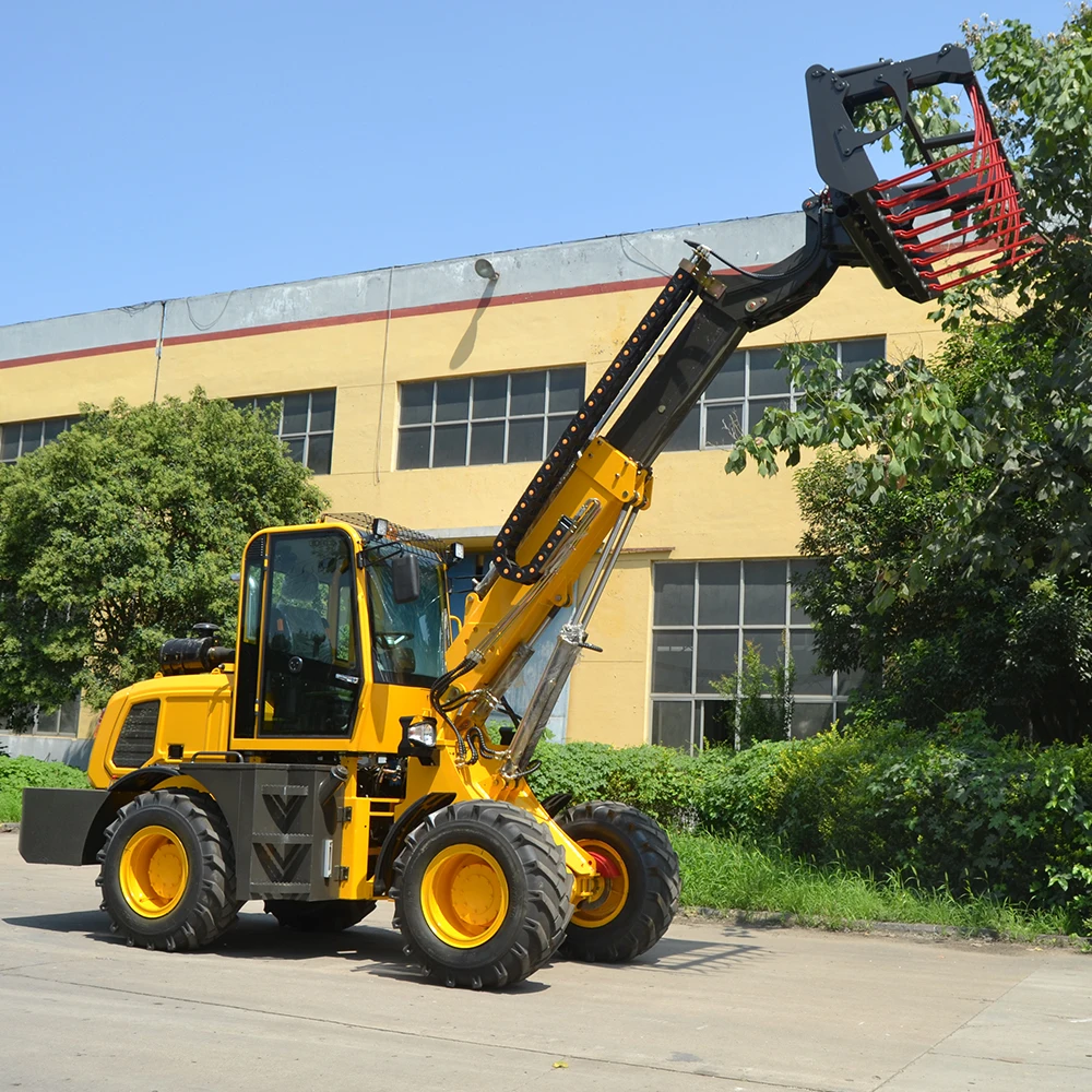 Factory outlet loader telescopic CE TL1800 High Configuration 1 Ton 2 Ton 3 Ton telescopic loader machine Articulated