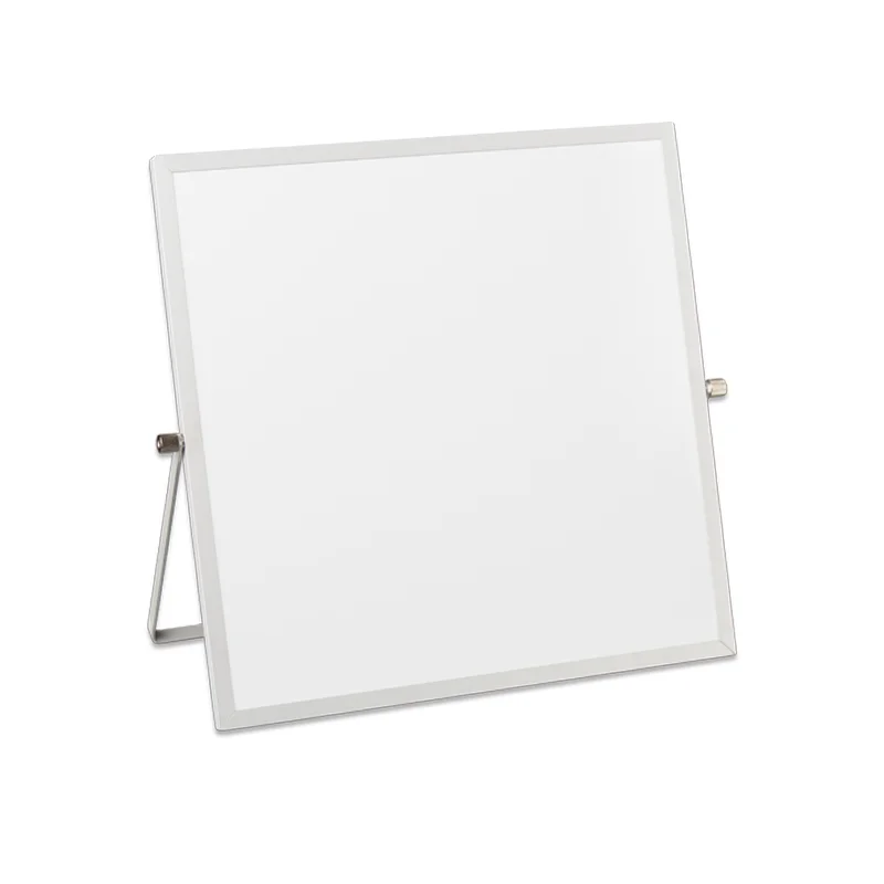 Portable Double-Sided Dry-Erase Tabletop Easel Board Mini Metal Whiteboard Stand Small Magnetic Desktop Easel