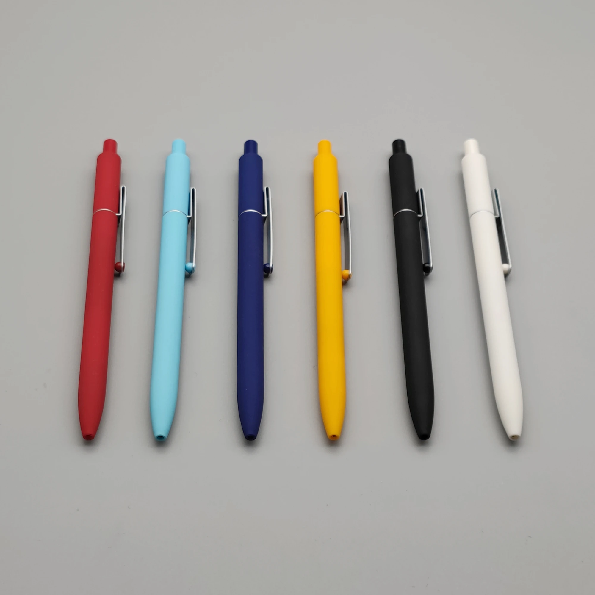 Hot sale Metal Clip Ballpen Cheap Simple Pen Promotion Gift Ballpoint Pen Custom Logo Printed Hotel Plastic Pen