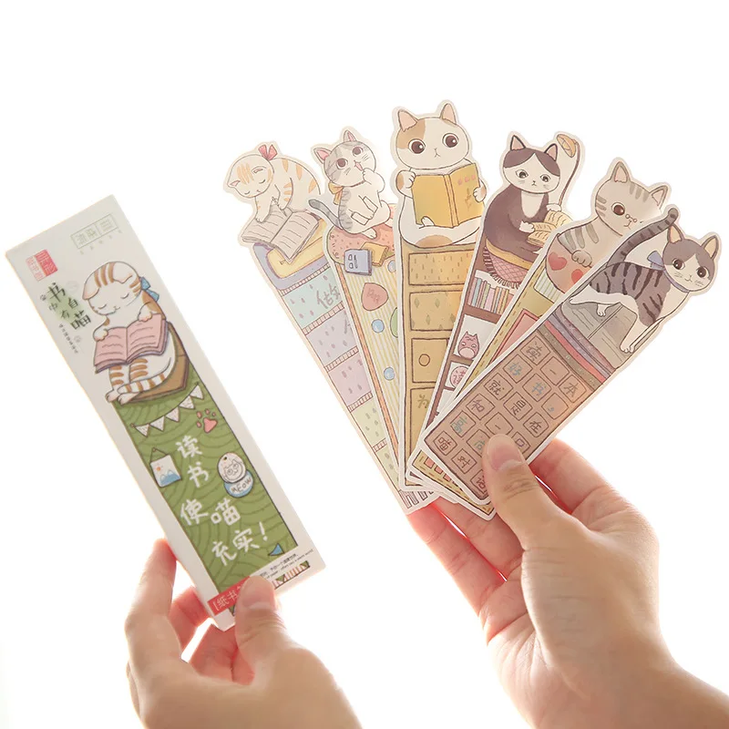 Zeecan High Quality Paper Marks Supplies Cute Fashion Paper Tag Bookmark For Books Stationery Paper Marks book mark