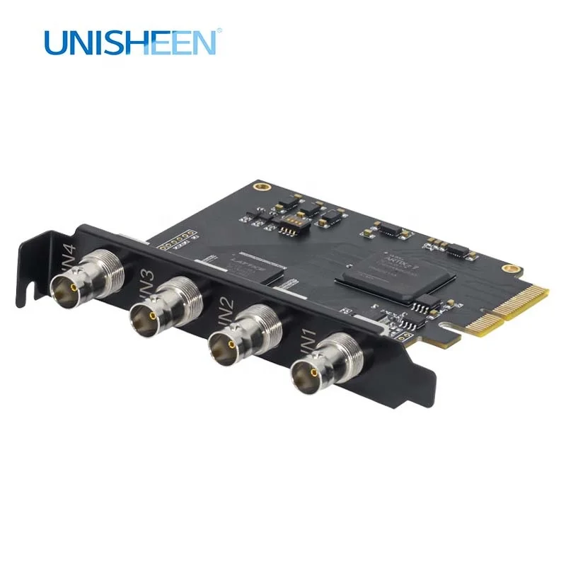 4 канала 1080P SDI видео захвата карта PCIe игра рекордер Win10 Linux Потоковое вещание