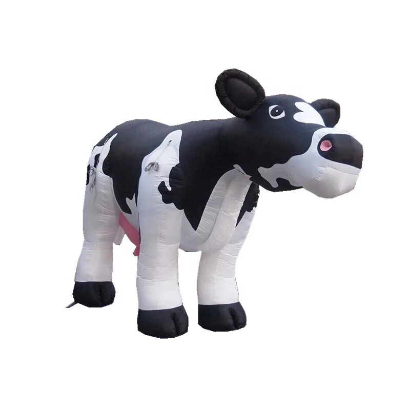 
high quality giant inflatable milch cow dairy cattle dairy cow for advertising 