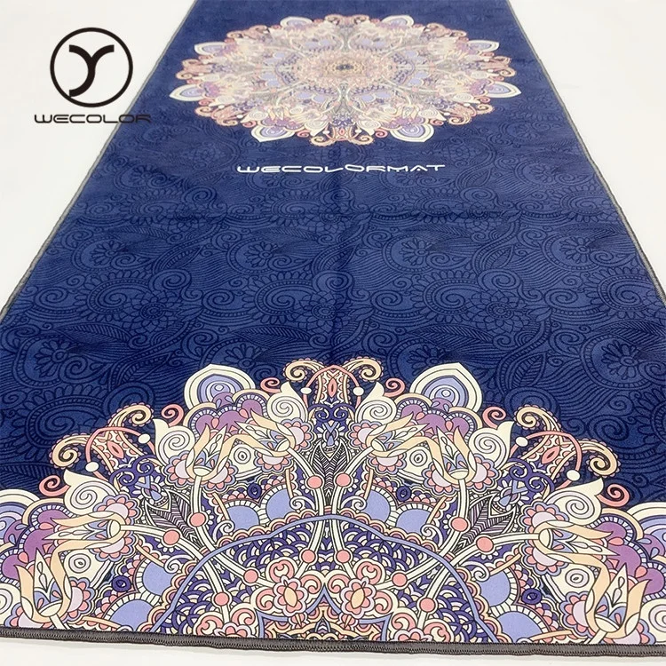 Factory Sale Various Drying Colorfast Suede Yoga Microfiber Beach Towel Custom