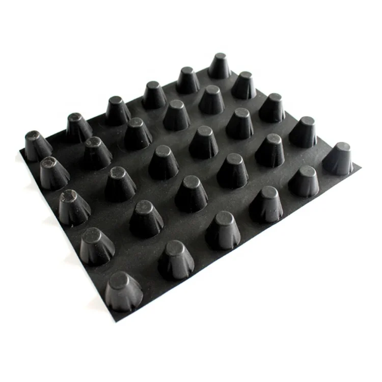 0 8 мм толщина высота HDPE диммируемая дренажная доска Зеленая крыша