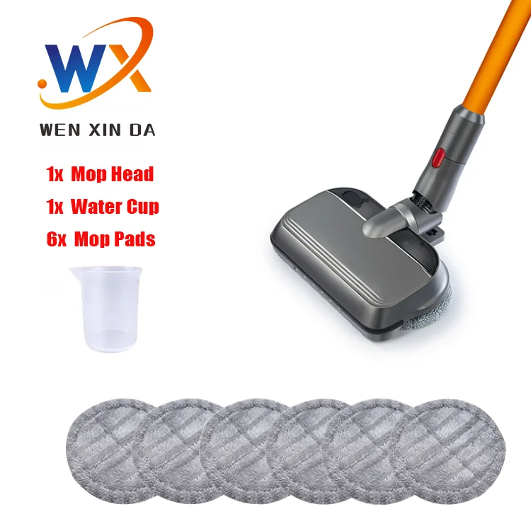For Dysons vacuum cleaner V7V8V10V11 electric mop head dry and wet cleaning suction and drag integrated machine with LED light