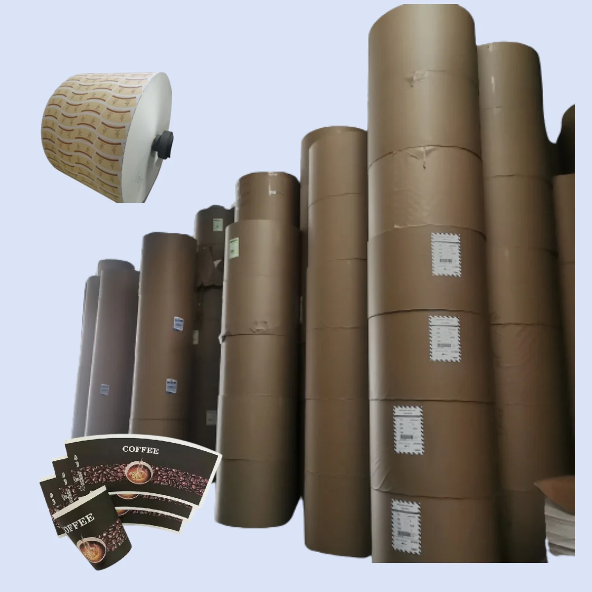 App Five Star Yibin Roll Paper Cup Pe Coated Board in