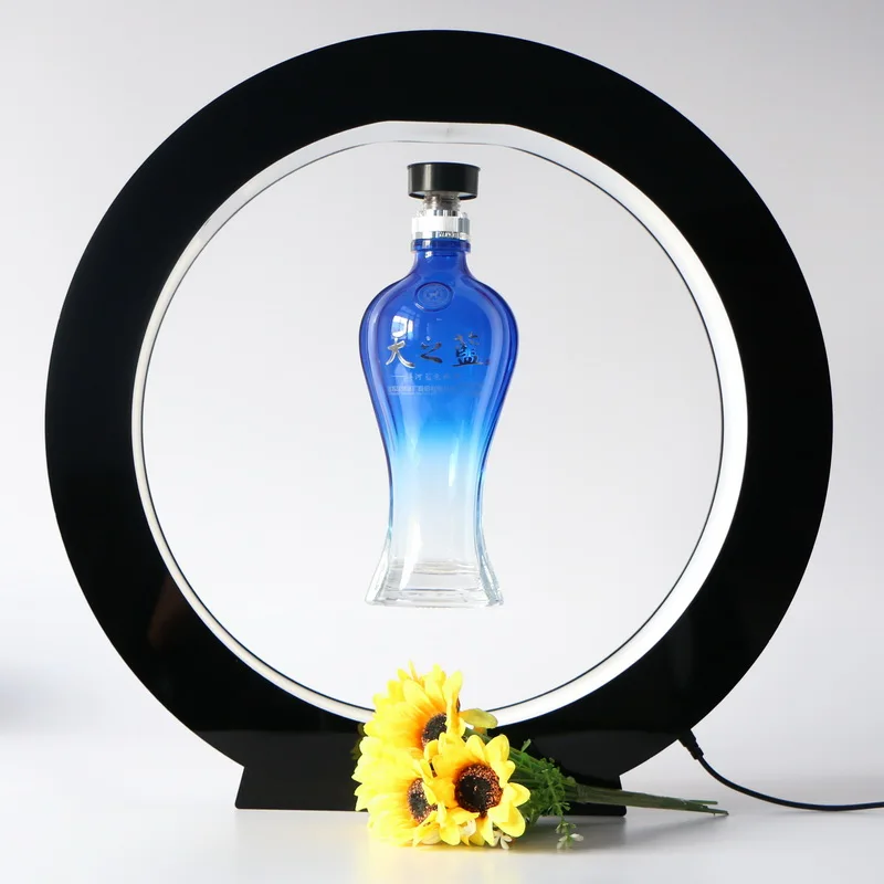 New Product !magnetic Levitation Bottle Display,Acrylics Levitation Exhibitor