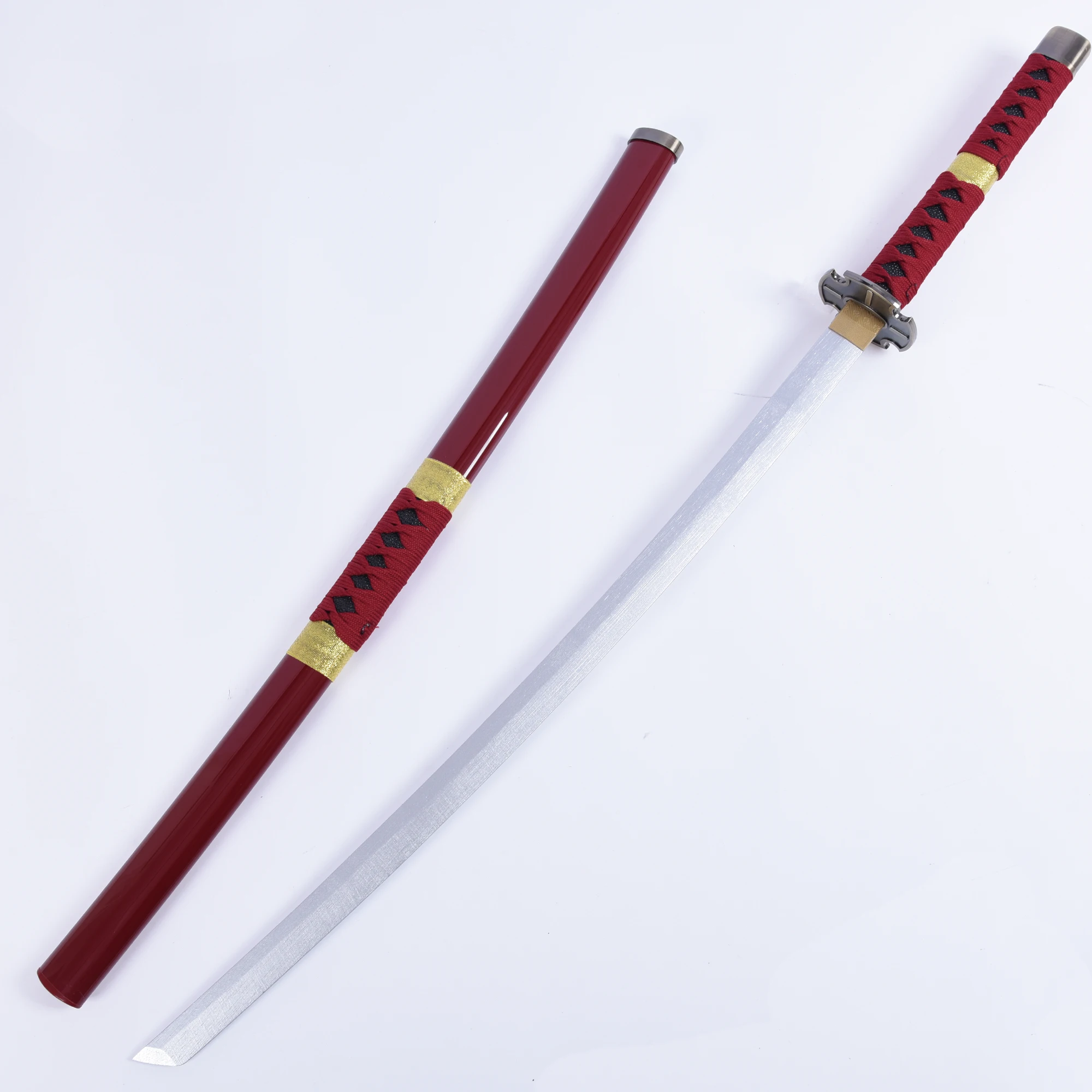 Minghu Anime Sword New Sauron and Daoyi Word Autumn Water Ghost Toru Snow Walk Wooden Bamboo Blade Japanese Sword Cosplay