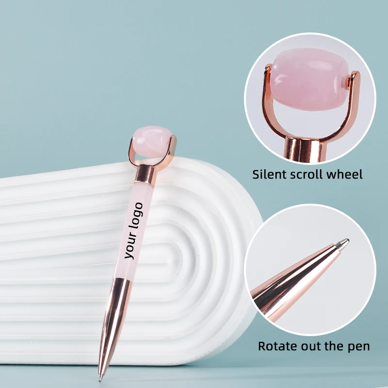 High quality resin roller facial skin care massage product multifunctional writing ballpoint pen for office and home use