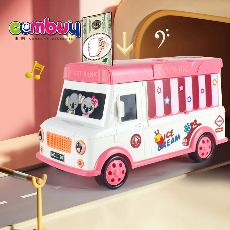 Money saving puzzle remote control car piggy banks for children