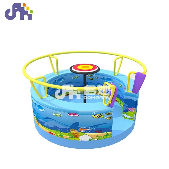 Kids Mini Merry Go round Electric Soft Toy Equipment Set for Shopping Mall for Sale