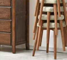 Hyderon Metal Nickel Glide Pads Nail-On Three Prong Glides Table Leg Protectors Furniture Nails On Metal Pad