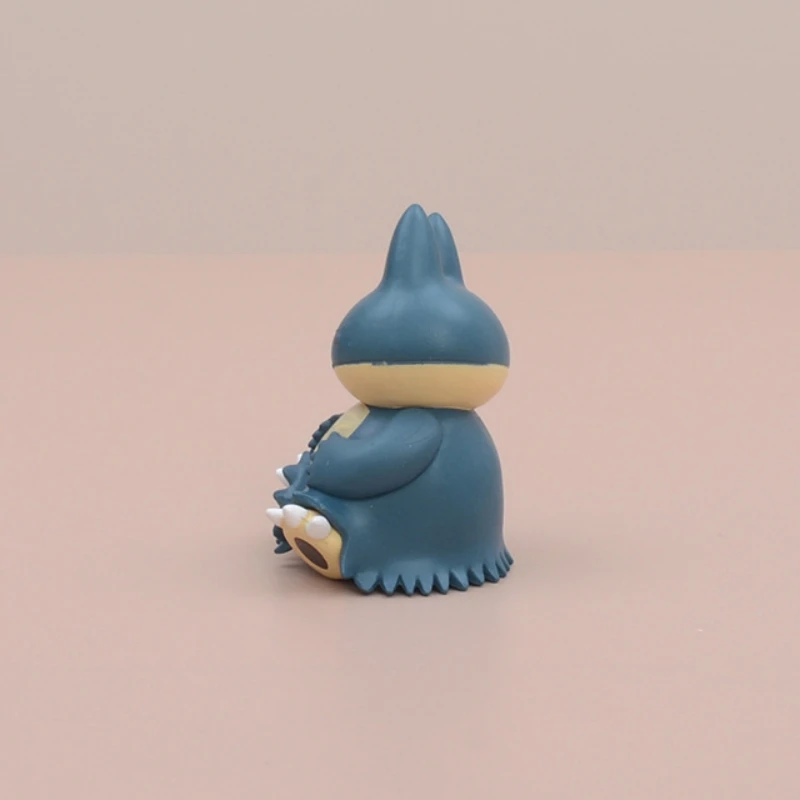 XR Pokemones Sleeping Psyduck Snorlax Gonbe Kabigon Anime Figure Toys Cute Version Animation Doll Collection PVC Model