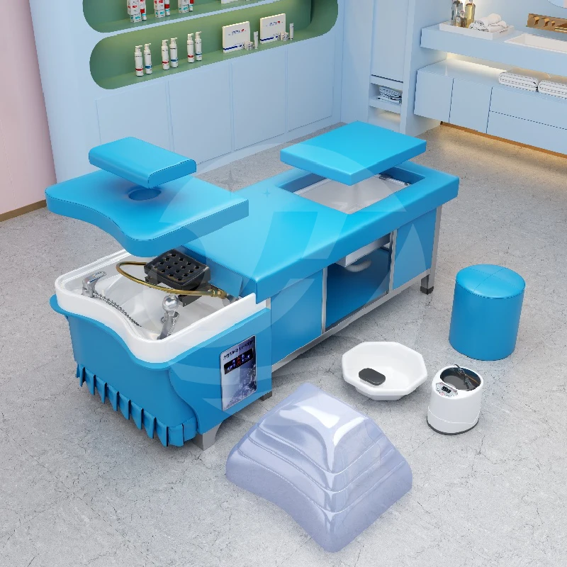 Customizable stylish electric shampoo bed hair washing beaut salon foot bath spa pedicure chair manufacturer